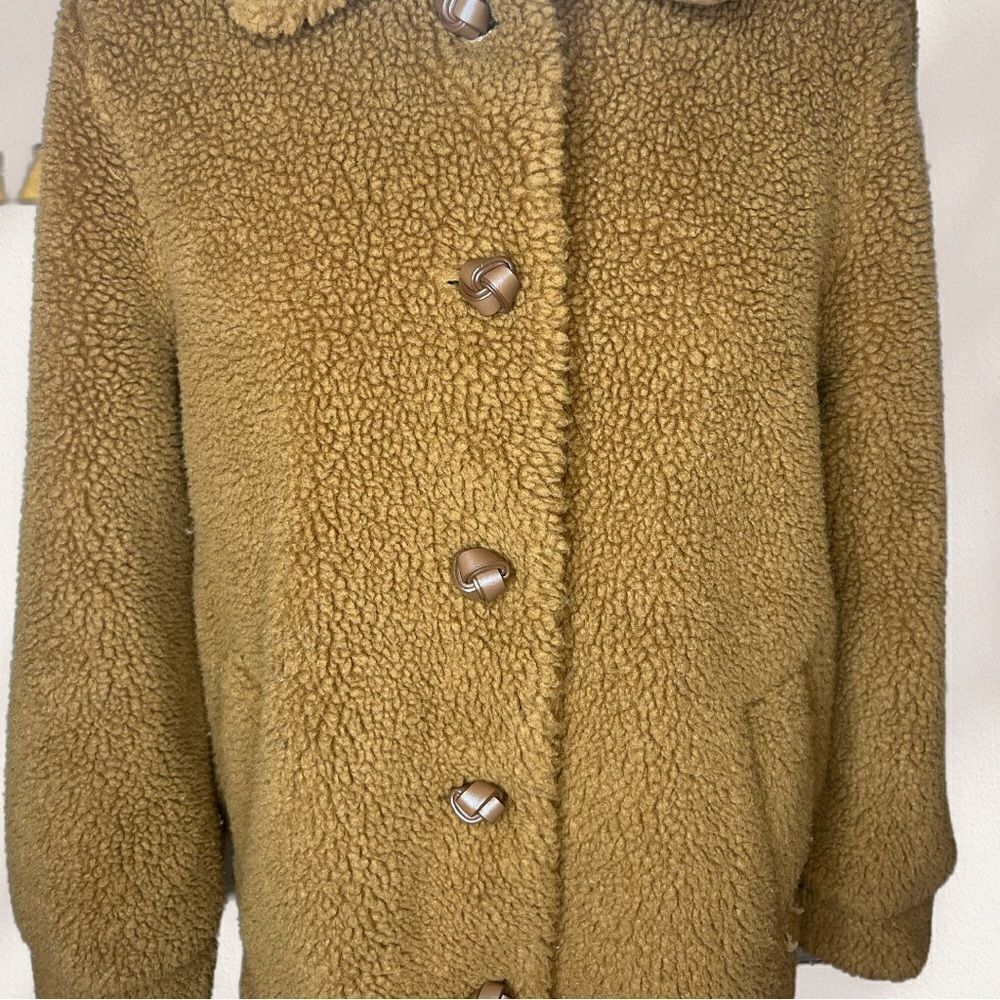 H&M Faux shearling jacket size 4 - Picture 7 of 10